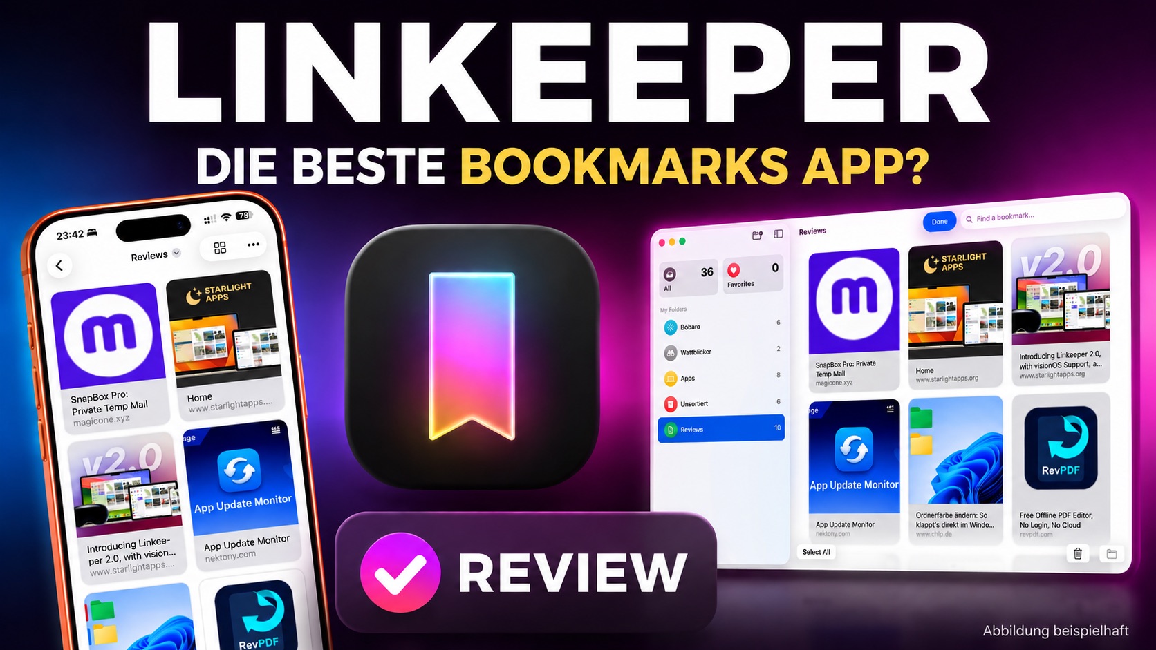 Vorschau Review: Linkeeper - die geniale Linksammlung