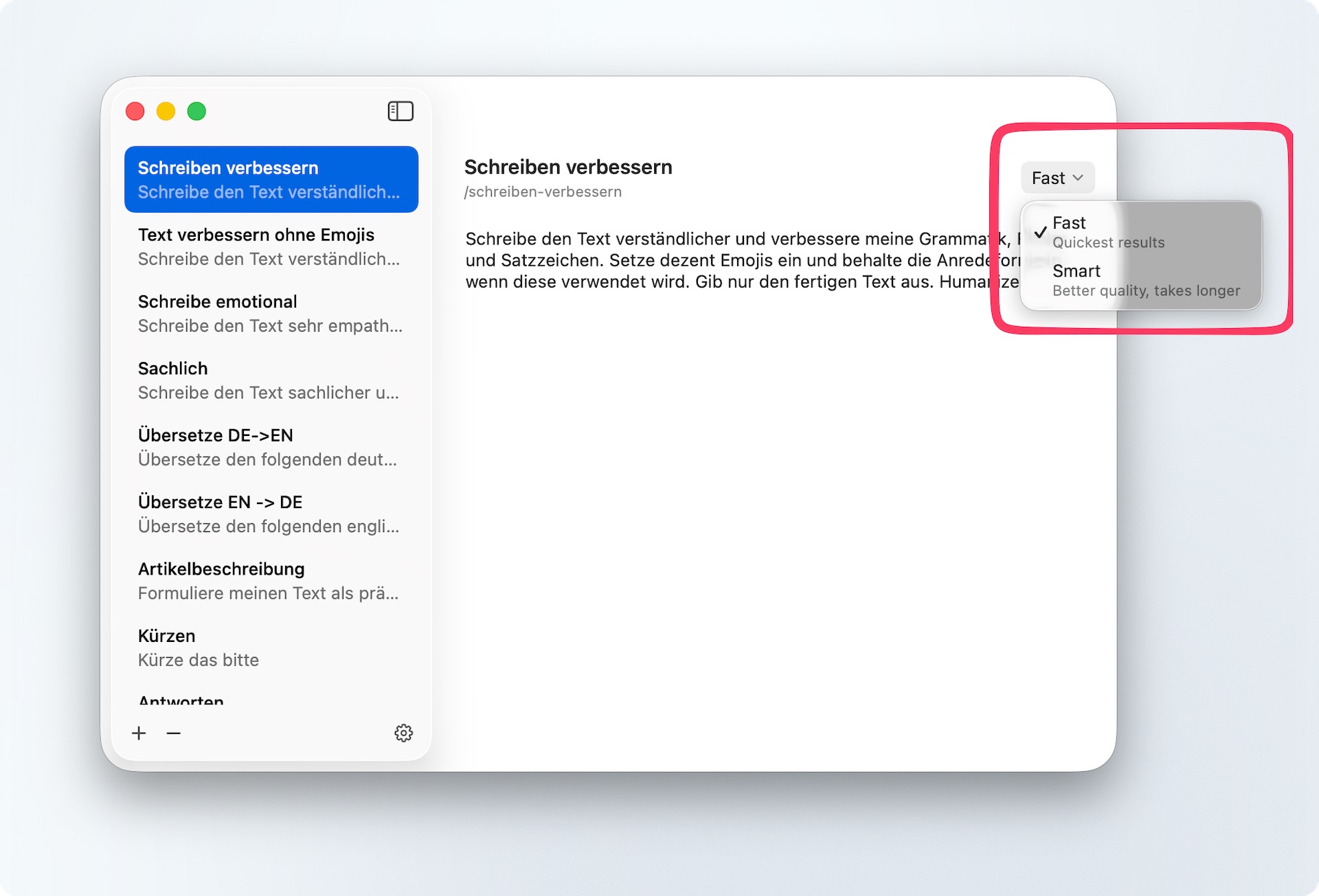 Snippetbar Modelle