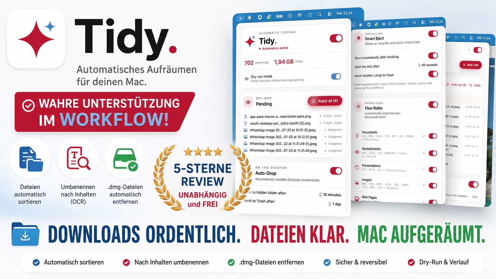 Vorschau Review: Tidy. Aufräumen kann so einfach sein.