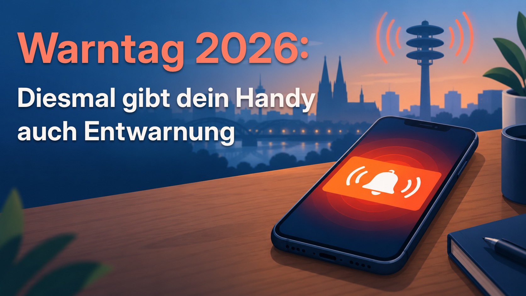 Vorschau Warntag 2026: Diesmal gibt dein Handy auch Entwarnung
