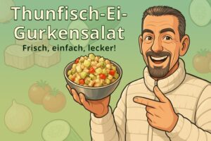 Thunfisch-Ei-Gurkensalat